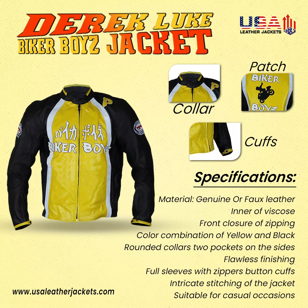 Derek Luke Biker Boyz Jacket 