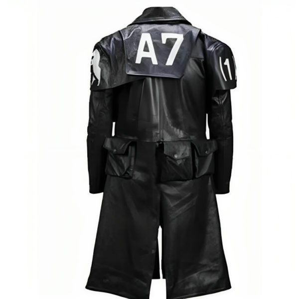Mens Vegas A7 Veteran Ranger Classic Armor Coat - Cosplay Leather Trench Coat