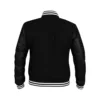 Black And White Varsity Letterman Jacket