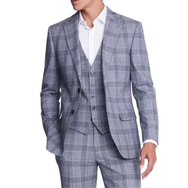 Mens 1920s Vintage Blue slim suits for men