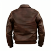 USAAF A-2 Air Force Flight Brown Leather Jacket