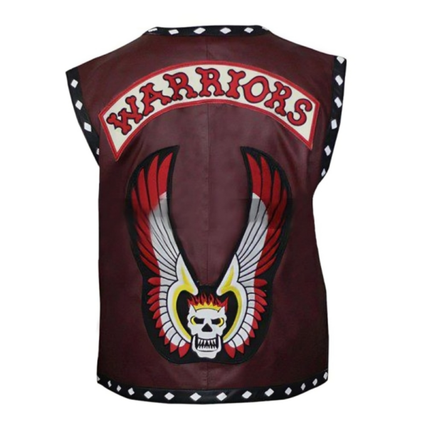 Warriors Skull Leather Vest
