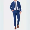 Slim Fit Blue 2 Piece Suit For Men