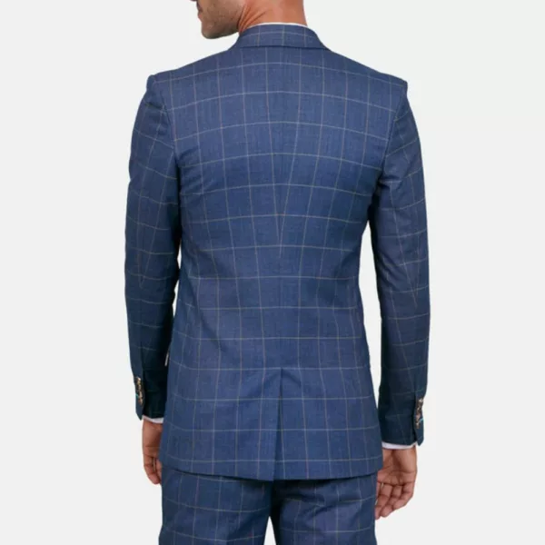 1920s Mens 3 Piece Check Suit