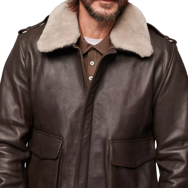 Aviator Jacket Men's Classic A-2 Aviator Bomber Jacket Iconic
