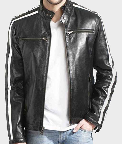 white-striped-black-cafe-racer-leather-jacket