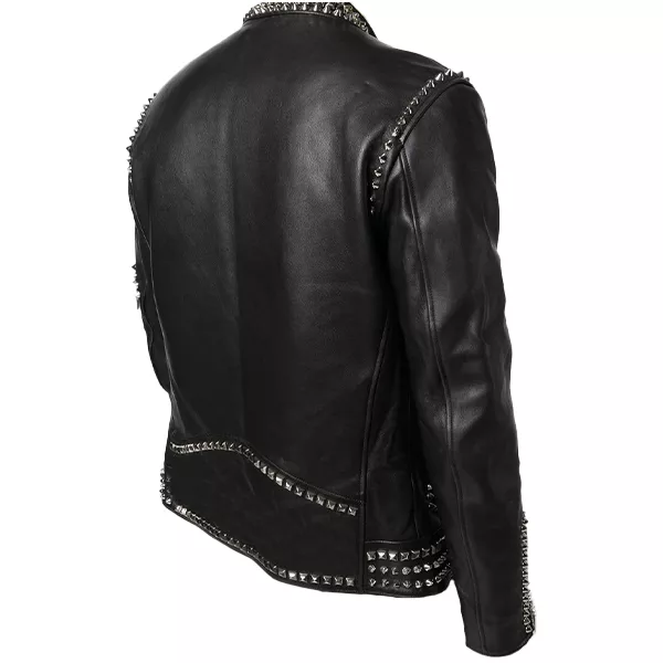 Black Studded Biker Jacket