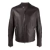 Dark Brown Leather Jacket Mens