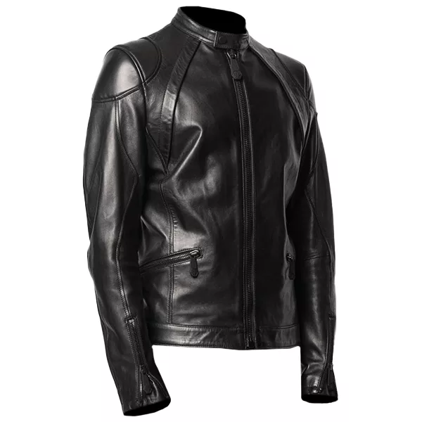 Mens Moto Leather Black Jacket