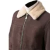 Tagliatore Long Sleeve Leather Jacket