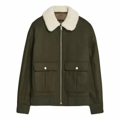 dark green jacket