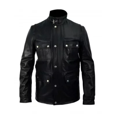 Jack Bauer Black Leather Jacket