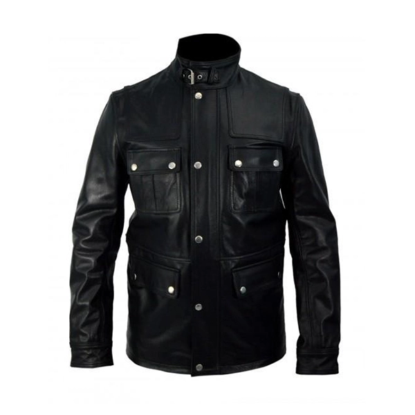 Jack Bauer Black Leather Jacket | Mens 24 Live Leather Jacket