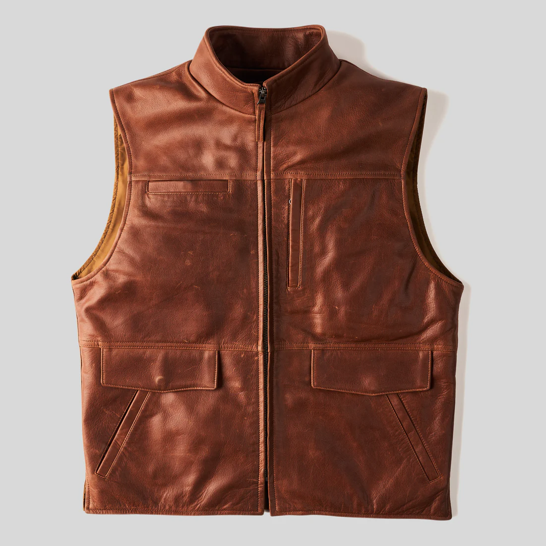 Leather Travel Vest