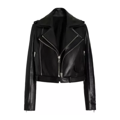 Womens Asymmetrical leather jackets - asymmetrical jackets, coat