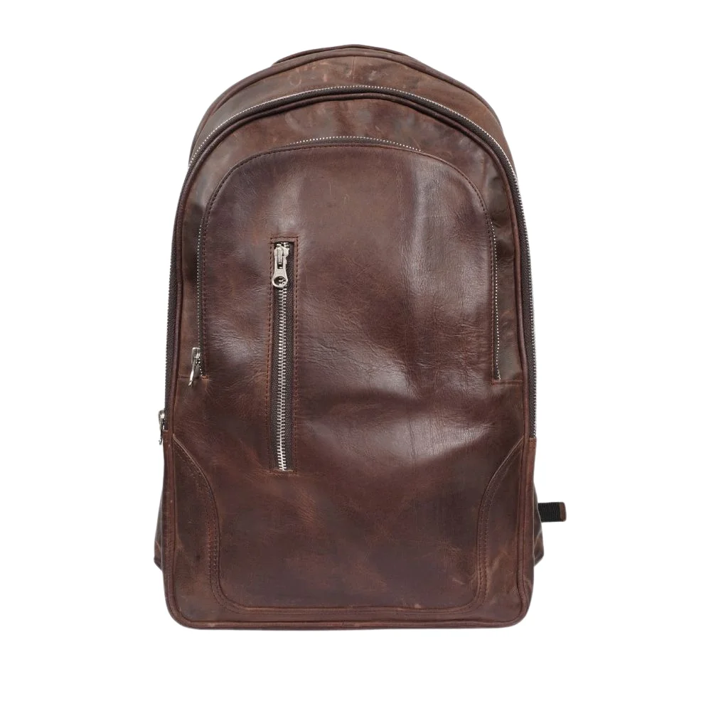Brown Leather Backpack | Backpack For School & Traveling
