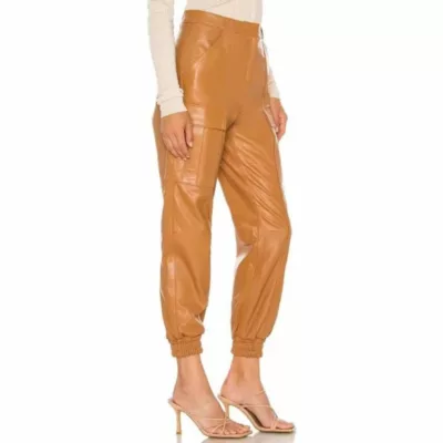 Leather Capri Pants