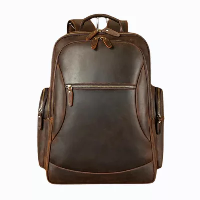 brown backpack