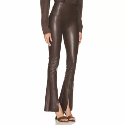 Leather Pants Chocolate Brown