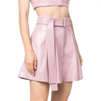 High Waisted Belted Shorts