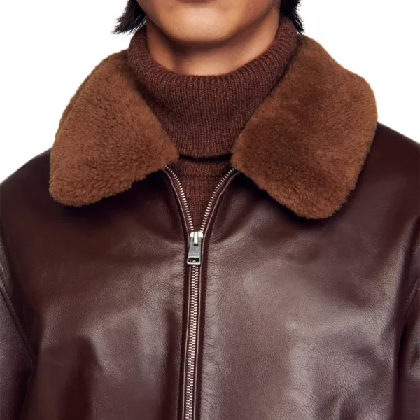 ANDREW MARC LEATHER JACKET MEN