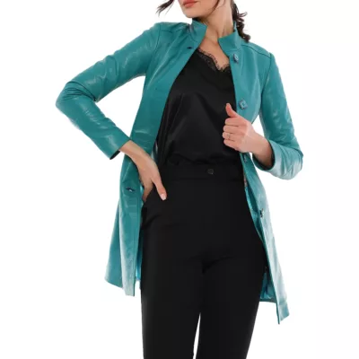 Leather Trench Coat