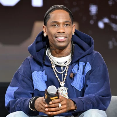 Travis Scott Fanatics Fest Blue Hoodie