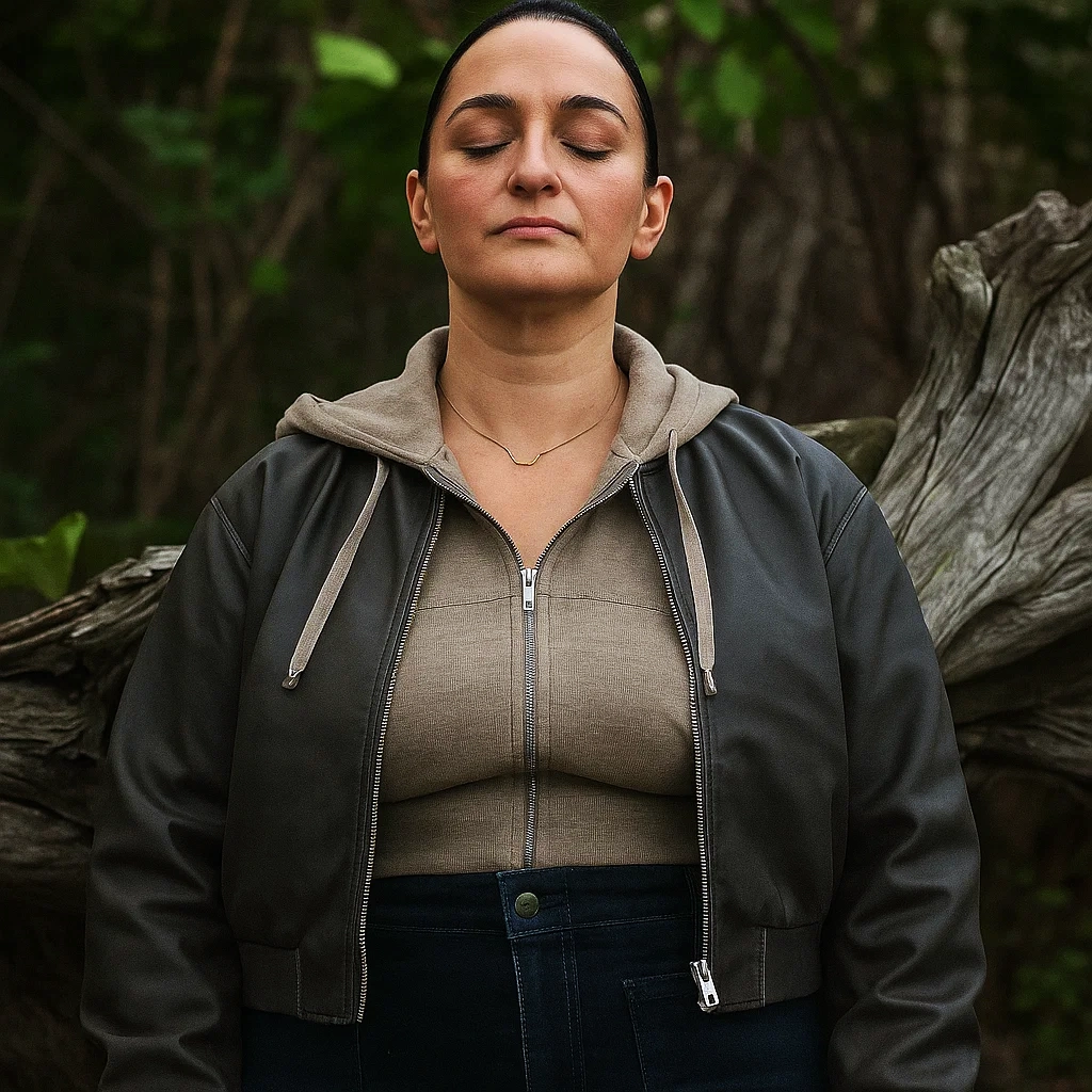 Resident Alien S04 Asta Twelvetrees Cropped Jacket | Order Now