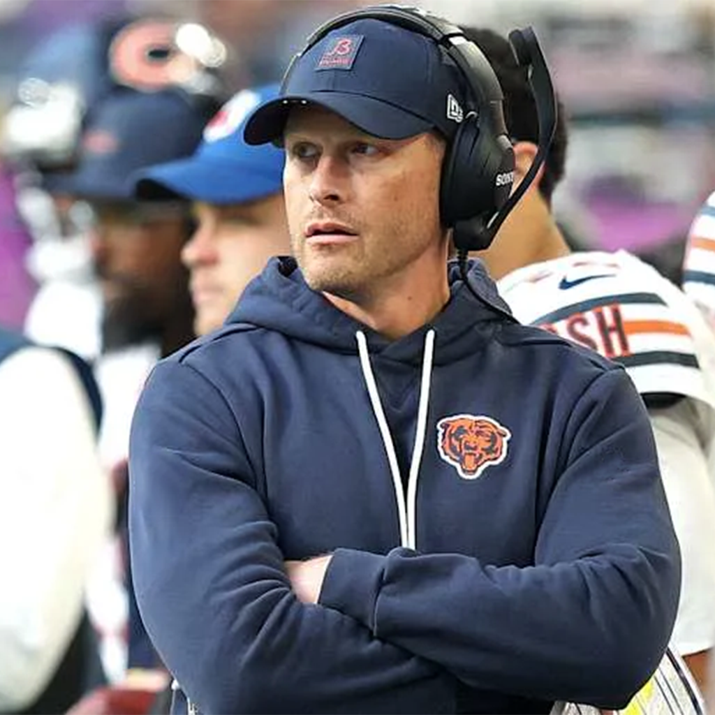 Ben Johnson Chicago Bears Sideline 2025 Hoodie | free shipping