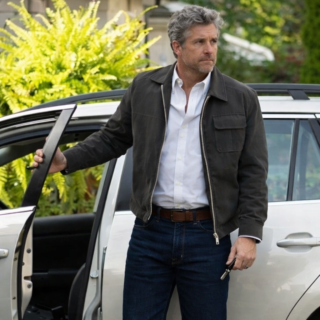 Patrick Dempsey Memory of a Killer Black Jacket