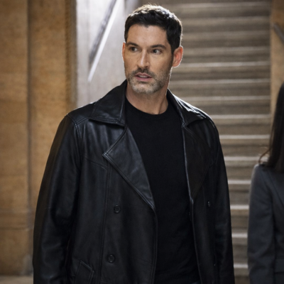 CIA Colin Glass Leather Coat front view