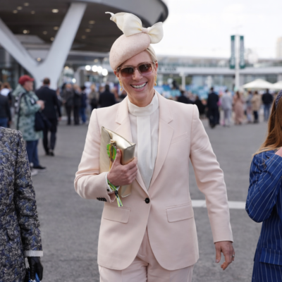 Zara Tindall Grand National Festival Suit front view