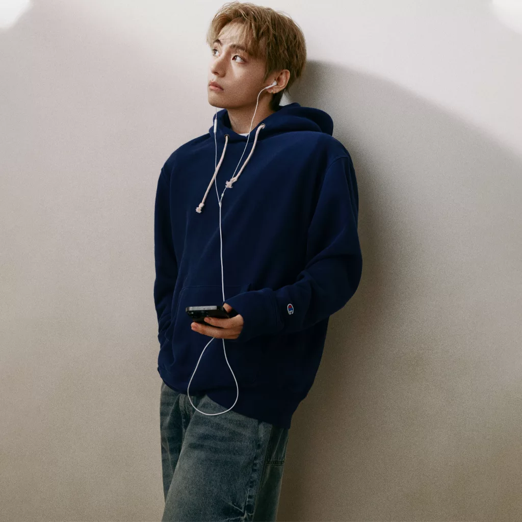 Kim Taehyung X Champion Hoodie