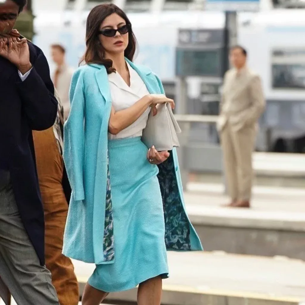 Ocean’s Eleven 2026 Monica Barbaro Coat