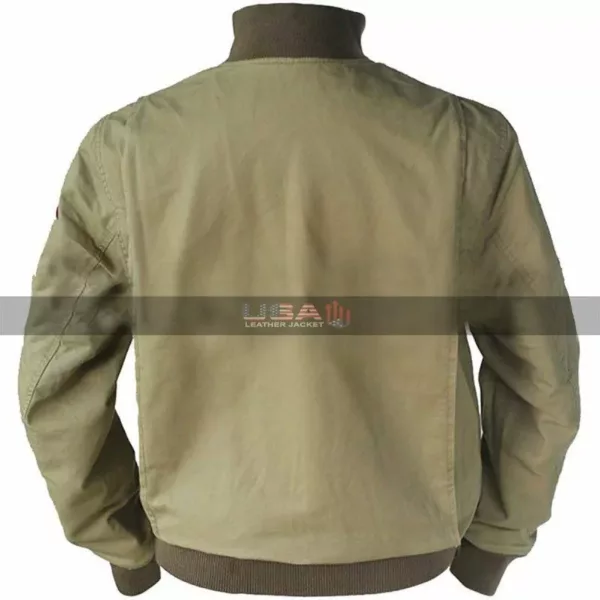 Brad Pitt Fury Don Wardaddy Collier Military Jacket