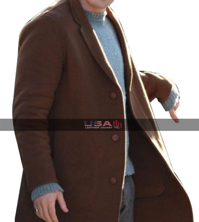 Chris Evan As Ransom Robinson Wool Coat 