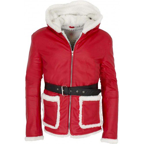 Santa Coat Men's Christmas Red Jacket 