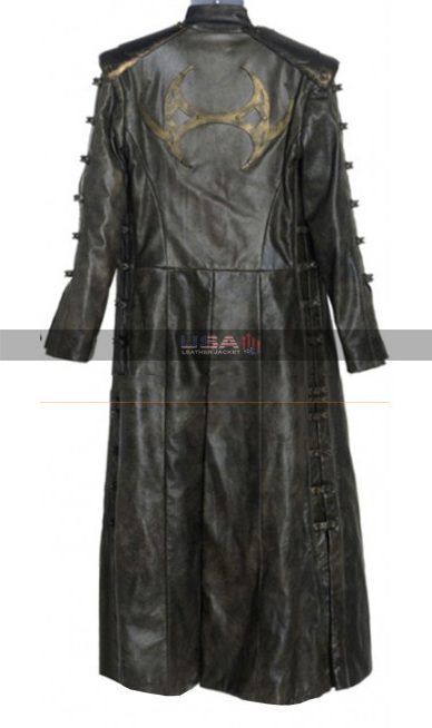 Atlantis The Wraith Leather Coat Costume for Stargate Cosplay