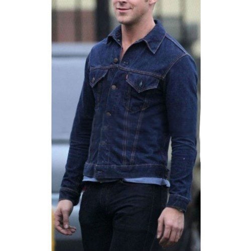 Ryan Gosling Hot Drive Denim Jacket