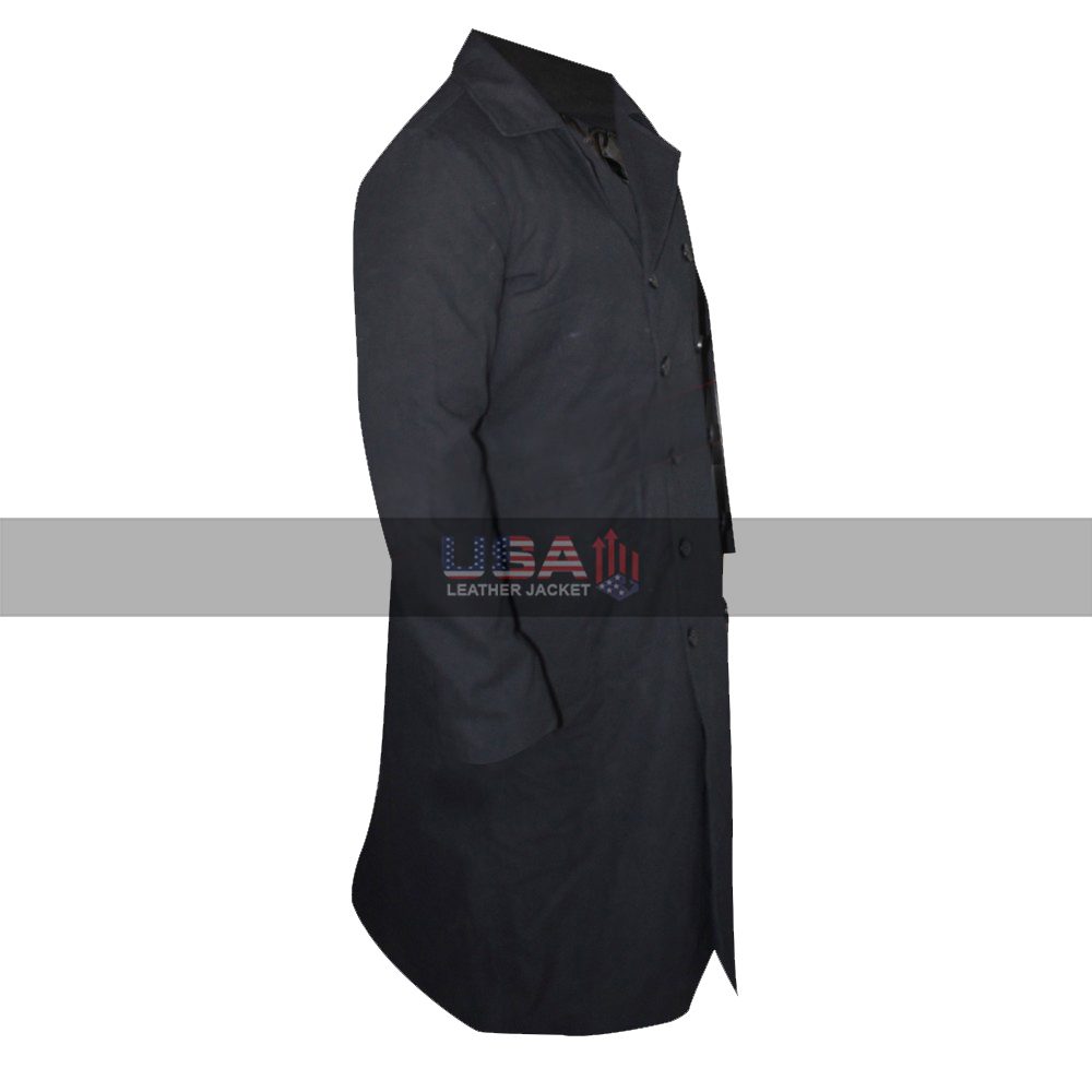 The World's End Gary King (Simon Pegg) Black Cotton Trench Coat