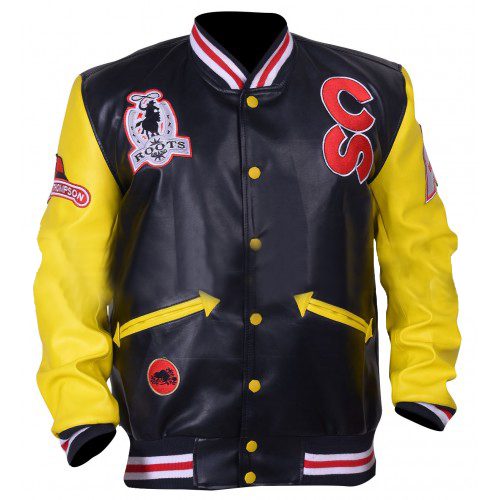 Calgary Stampede Roots Cowboy Bomber Leather Jacket