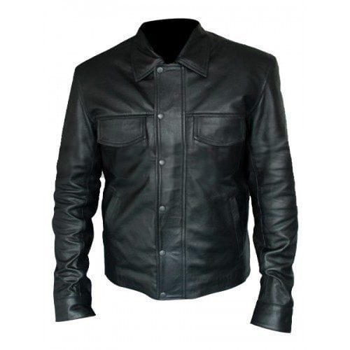 Mens Adam Lambert Singer Black Leather Jacket