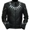 Black Panther T'Challa Black Costume Leather Jacket
