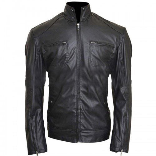Men's Song Heart Attack Enrique Iglesias Black Leather Jacket
