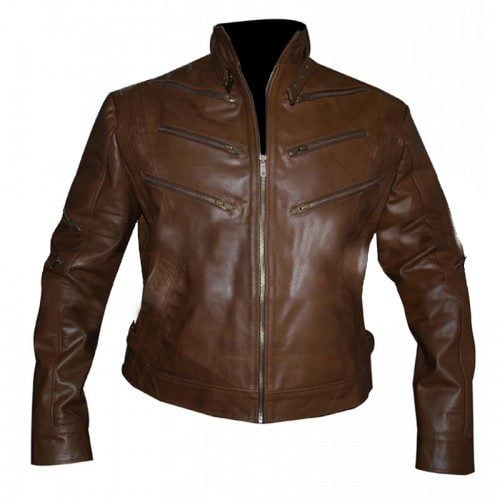Arrow Season 2 Identity Ben Turner Brown Leather Jacket