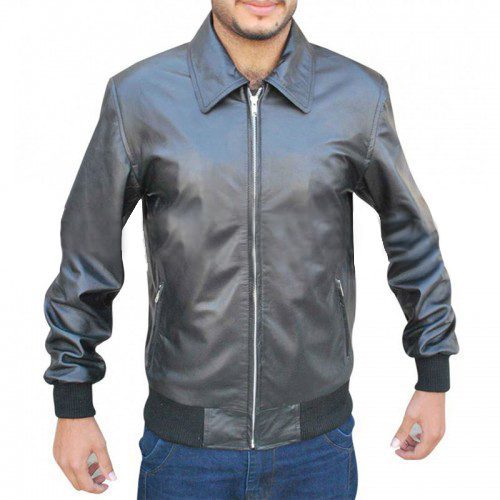 Arrow S3 Oliver Queen Stephen Amell Bomber Leather Jacket