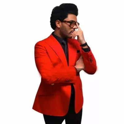 The Weeknd Drops Bloody Blinding Lights Red Coat