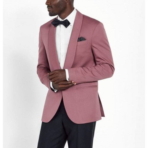 Men's 2 Piece Rose Pink Suit Tuxedo