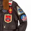 Top Air Force Tom Cruise Gun Flight Leather Jacket