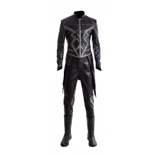 Inhumans Anson Mount (Black Bolt) Black Leather Costume